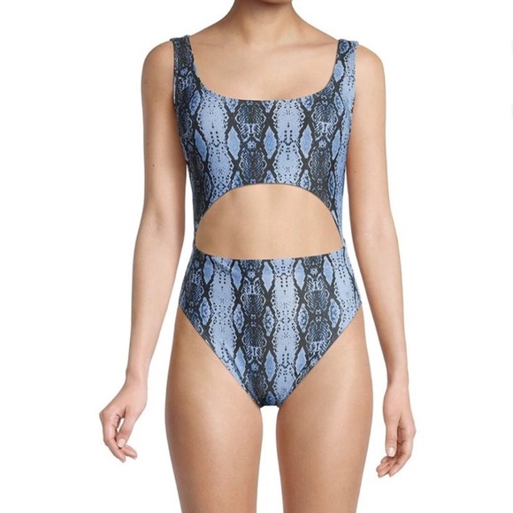 RACHEL Rachel Roy Other - Rachel Roy snakeskin cutout one piece bathing suit